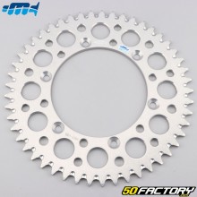 Rear sprocket 49 aluminum teeth 520 Yamaha WR, YZ 125, 250... Motorcyclecross Marketing (anti-mud) gray