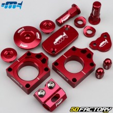 Honda CRF 250 R (2004 - 2009), CRF 450 R (2002 - 2008) Peças anodizadas... Motocicletacross Marketing vermelho (kit)