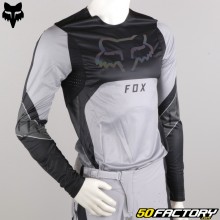 Camiseta Fox Racing Flexair Ryaktr negro y gris