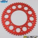 Rear sprocket 51 aluminum teeth 520 Gas Gas EC 250, Husaberg FC 550, KTM EXC 200... Motorcyclecross Marketing (anti-mud) red
