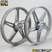 Aros rines XNUMX pulgadas tipo llantas Bernardi Peugeot XNUMX Chrono, MVL ... Fifty grises