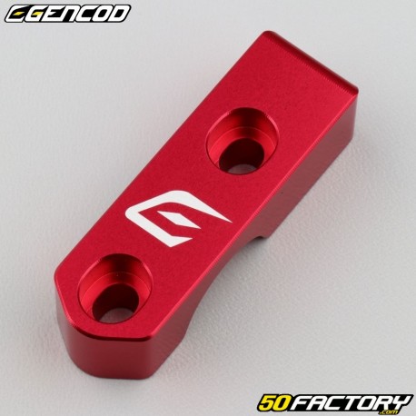 Master cylinder cover, clutch handle with mirror support 8 mm universal Gencod red