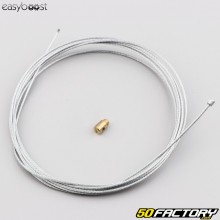 Kit di riparazione del cavo del gas, startuniversale per moto, scooter, ciclomotori, ecc. (senza guaina, con fermacavo) Easyboost (2 metri)