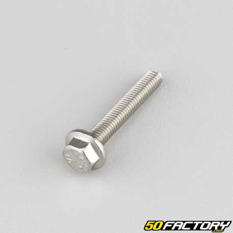 5x30 mm screw hexagonal head with stainless steel base (per unit)