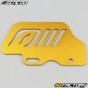 Rear brake master cylinder protection Gencod shiny gold