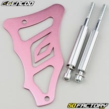 Aluminum sprocket cover Derbi Euro 3,  Euro 4  Gencod shiny pink