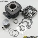 Cylinder piston cast iron Ã˜40 mm Minarelli vertical MBK Booster,  Yamaha Bw&#39;s ... 50 2T Easyboost (with cylinder head)