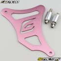 Tapa de piñón de aluminio AM6 Minarelli Gencod rosa brillante