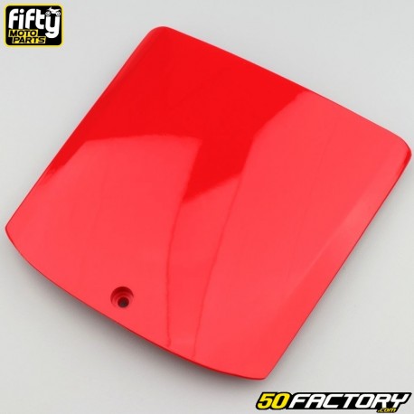 MBK bajo la escotilla del carenado del asiento Booster,  Yamaha Bw&#39;s (antes de 2004) Fifty rojo