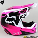 Casco cross Fox Racing  VXNUMX Leed rosa