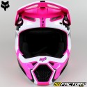 Casco cross Fox Racing V1 Leed rosa