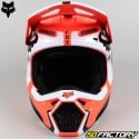 Casque cross Fox Racing V1 Leed orange fluo