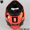 Capacete cross Fox Racing  VXNUMX Leed neon laranja