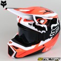 Helmet cross Fox Racing V1 Leed neon orange