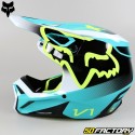 Capacete cross Fox Racing V1 Leed Turquesa