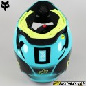 Casco cross Fox Racing  VXNUMX Leed Turquesa