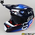 Capacete cross Fox Racing V1 Toxsyk Midnight Blue