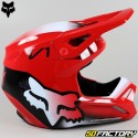 Helmet cross Fox Racing V1 Toxsyk neon red