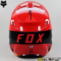 Crosshelm Fox Racing V1 Toxsyk neonrot