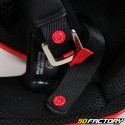 Capacete cross Fox Racing V1 Toxsyk vermelho neon