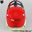 Casco cross Fox Racing V1 Xpozr rosso neon