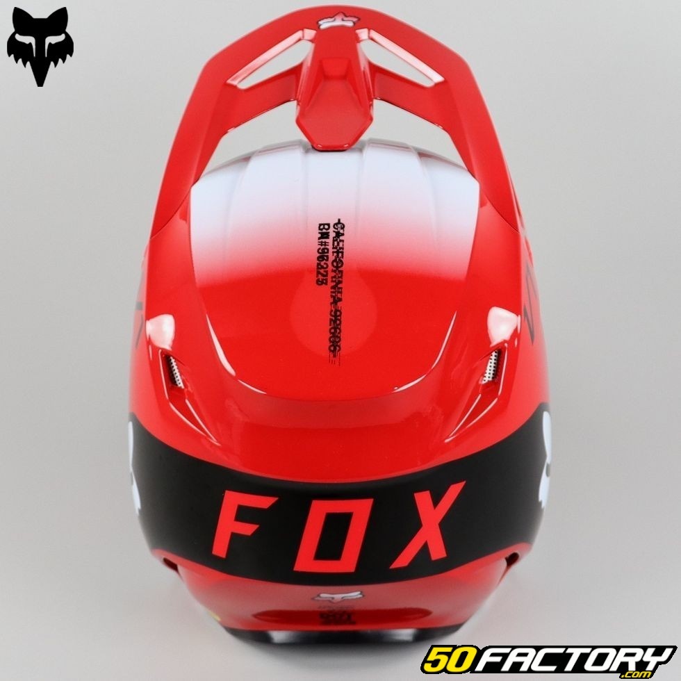 Gants Fox Enfant 180 TOXSYK rouge fluo 2023 | Gant moto cross Enfant