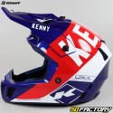 Helmet cross Kenny Performance blue, white and red