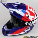 Helmet cross Kenny Performance blue, white and red