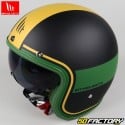Jethelm MT Helmets Le Mans II mattschwarz und grün