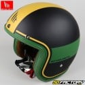 Jethelm MT Helmets Le Mans II mattschwarz und grün
