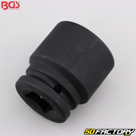 BGS 34mm 6&quot; a punta 3&quot; BGS Impact Socket