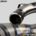 Exhaust Derbi Senda,  Gilera RCR,  SMT,  Aprilia RX, SX ... Yasuni Cross HM Max Pro black and red muffler