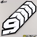 Number 9 stickers UFO Evo whites 10 cm (set of 5)