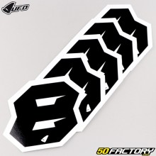 Stickers number 8 UFO Black Evo 10 cm (set of 5)