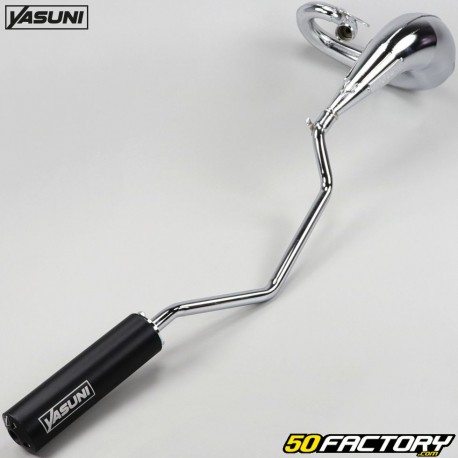 Auspuff Sherco SE-R, SM-R (Da 2018) Yasuni Cross ML Max Pro Chrom schwarzer Schalldämpfer