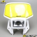 CeMoto Six Days headlight plate white