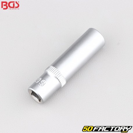 Zócalo de 9 mm Super lock 1/4" BGS largo