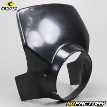 Placa de faro tipo CeMoto Honda XL Negra