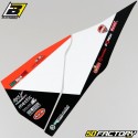 Kit gráfico com capa de assento KTM SX 250, SX-F 350 (desde 2019), EXC 250 (desde 2020)... Blackbird Troféu da equipe