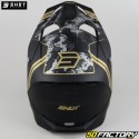 Casco cross Shot Furious Army Nero e oro opaco