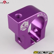 Morsetto di scarico KRM Pro Ride Multifisso viola