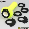 Punhos Lock-on semi-relevados Odi MX amarelo neon