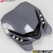 Careta tapa frontal Polisport E-Blaze con leds gris nardo