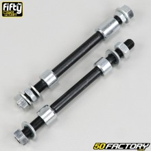 Wheel axles front, rear Ø12 mm for rims Peugeot 103 remanufactured, type 103 fork and swingarm SP Fifty