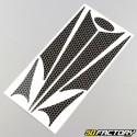 Strisce riflettenti per casco 192x96 mm nere (tavola)