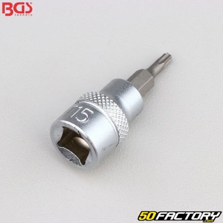 Douille à embout T15 Torx 3/8" BGS