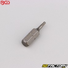 Torx bit drilled T7 1/4&quot; BGS