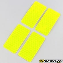 25x50 mm (x4) neon yellow reflective strips