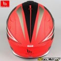 Full face helmet MT Helmets Targo Podium red and matte black