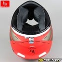 Casque intégral MT Helmets Targo Podium rouge et noir mat